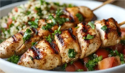 Grilled Chicken Sticks